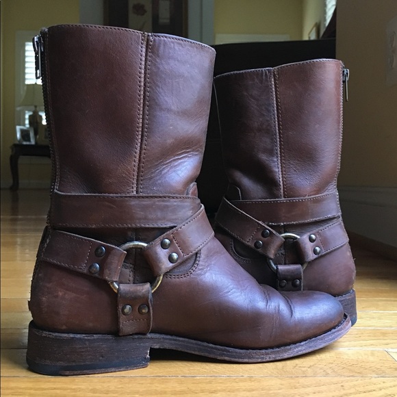 Frye Shoes - Frye Jayden Harness Zip Cowboy Boots